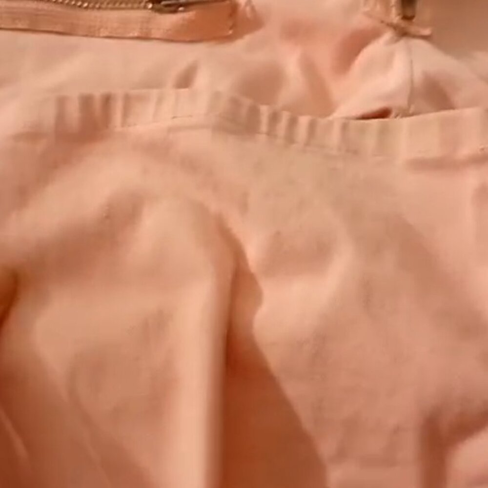 RARE Vintage Y2K Joy Jeans Pink | Low Rise Bondage Zipper Cargo Pants Size S - Picture 5 of 10